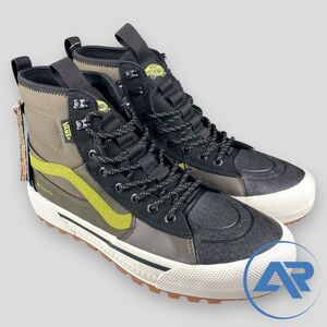 VANS Sk8-Hi GORE-TEX MTE-3 Waterproof Black Olive Green Boot Men's Size  11.5